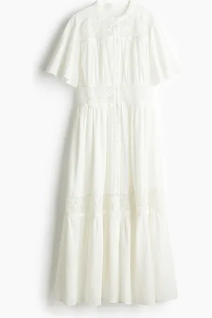 H&M Katoenen jurk met kant