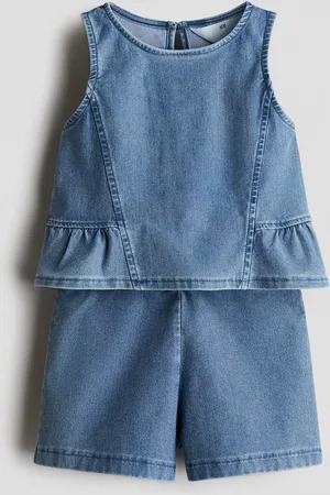 H&M 2-delige set met denimlook