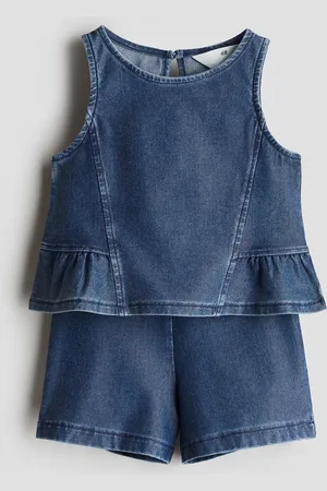 H&M 2-delige set met denimlook