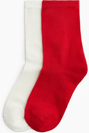 H&M 2 paar ribgebreide sokken
