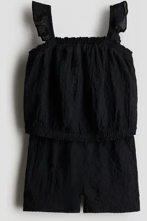 H&M 2-delige set van crinklekatoen