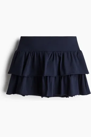 H&M Tricot minirok met volants