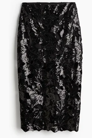 H&M Kokerrok met pailletten