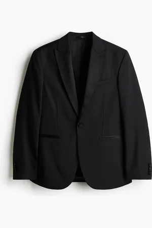 H&M Smokingblazer van wolmix Slim Fit