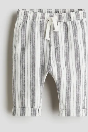 H&M Joggers van linnenmix