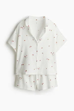 H&M Pyjama van mousselinekatoen