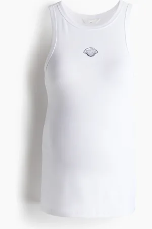 H&M MAMA Geribde tanktop