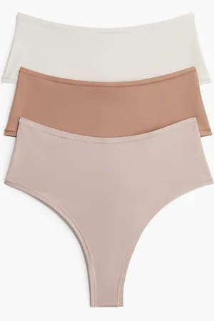 H&M Set van 3 slips van microvezel - Brazilian