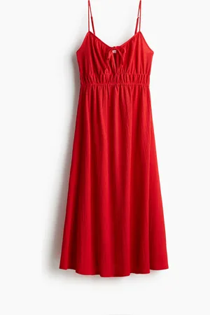 H&M Jurk van crinkletricot