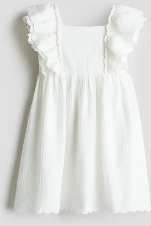 H&M Jurk met schulpranden