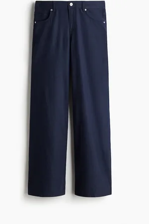H&M Wijde broek van linnenmix