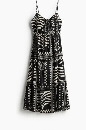 H&M Jurk van crinkletricot