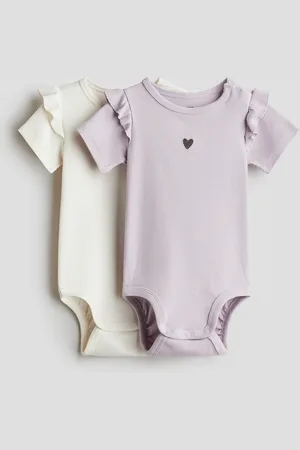 H&M Set van 2 body‘s met pointelle