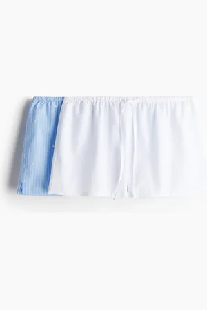 H&M Set van 2 pyjamashorts van popelinekatoen