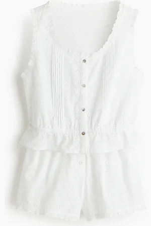 H&M Pyjama met broderie anglaise