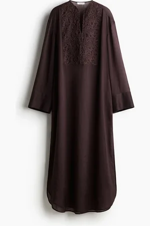 H&M Kaftanjurk van ramie