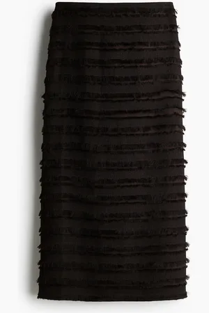 H&M Midirok met franjes