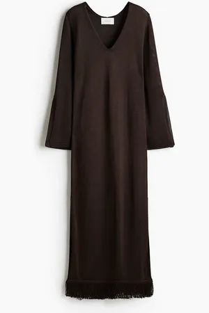 H&M Kaftanjurk met franjes