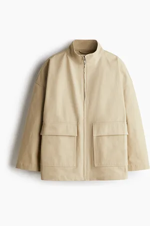 H&M Oversized jas van canvas
