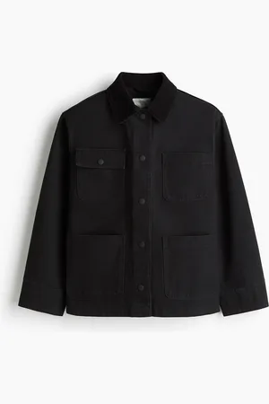 H&M Jas met ribfluwelen kraag