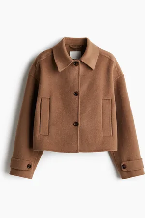 H&M Handgemaakte jas van wolmix