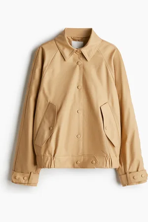 H&M Jas van keper met kraag