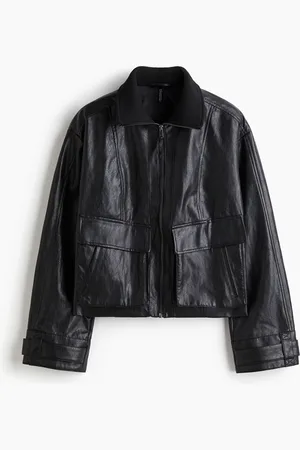 H&M Jas in aviatorstijl