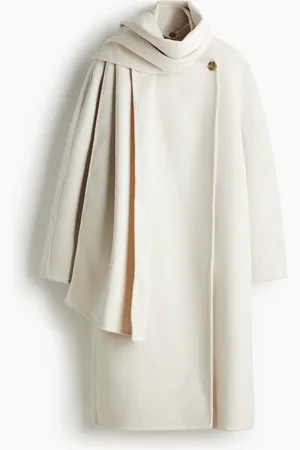 H&M Handgemaakte jas van wolmix