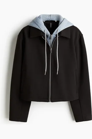 H&M Jas van scuba met laagjeseffect