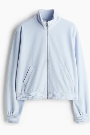 H&M Velour zip-through jacket
