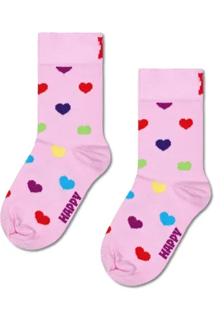 Happy Socks Kids Breathable Heart Socks | Valentine Gifts for Kids