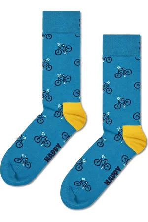 Happy Socks Turquoise Bike Crew Sokken