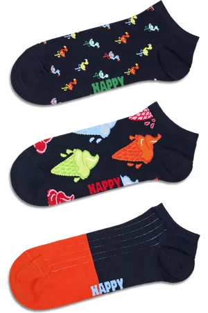 Happy Socks Navy Low Cut Socks | 3-Pack Dress Socks