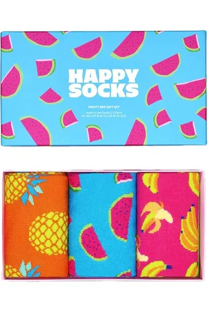 Happy Socks 3-Pack Fruity Mix Socks Gift Set