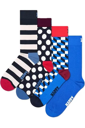 Happy Socks 4-Pack Blue Mix Socks