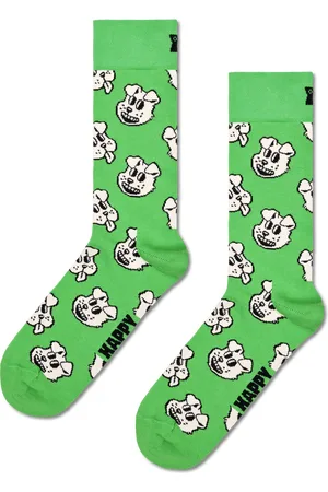 Happy Socks Cute Doggo Socks | Funny Animal Crew Socks