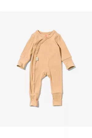 HEMA Baby Outfit sets - Meegroei Overslagpakje Rib Met Bamboe