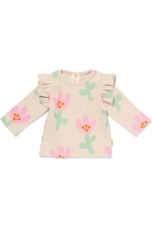 HEMA Newborn T-shirt Bloem