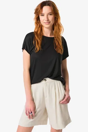 HEMA Dames T-shirt Amelie Met Bamboe