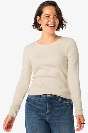 HEMA Dames Top Clara Rib
