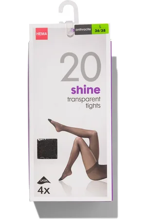 HEMA 4-pak Glans Pantys 20 Denier