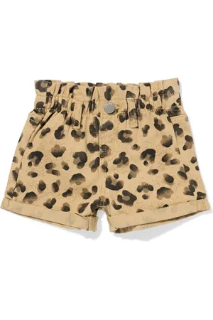 HEMA Baby Korte Broek Luipaard