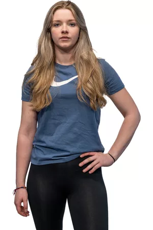 Nike Dames Sportshirts - Dri-Fit Swoosh sportshirt dames