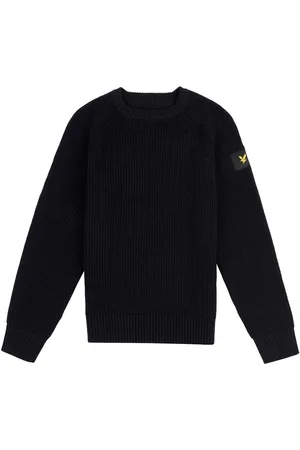 Lyle & Scott Heavy Raglan Crew Casaul Winterjas Jongens 140