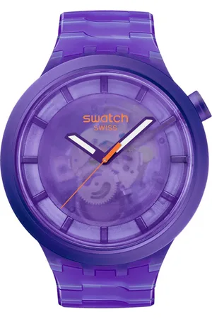 Swatch Big Bold SB05V103 Purple Joy Horloge