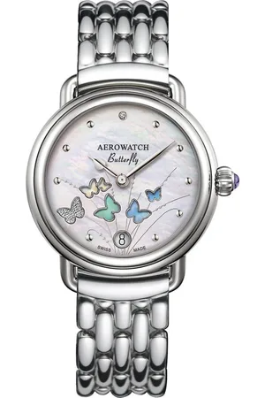 Aerowatch 1942 44960-AA05-M 1942 - Butterfly Horloge