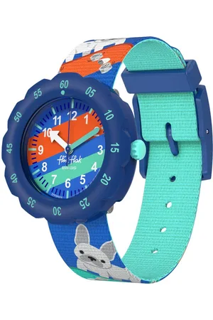 Flik Flak 5+ Power Time FPSP075 Skating Frenchie Horloge