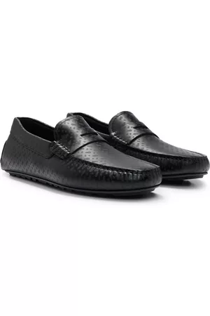 Hugo boss loafers discount heren