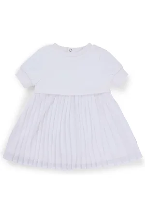 HUGO BOSS Babyjurkje met jersey top en plissérok
