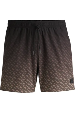 HUGO BOSS Zwemshorts met logopatch en monogramprint in kleurverloop